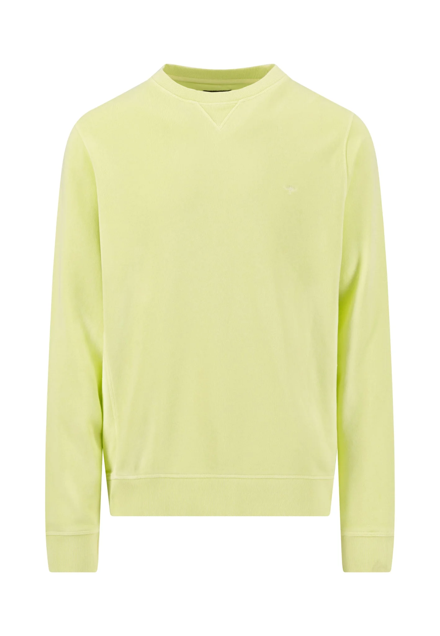 Sweatshirt aus reiner Baumwolle mit V-Einsatz am Kragen - Image 20