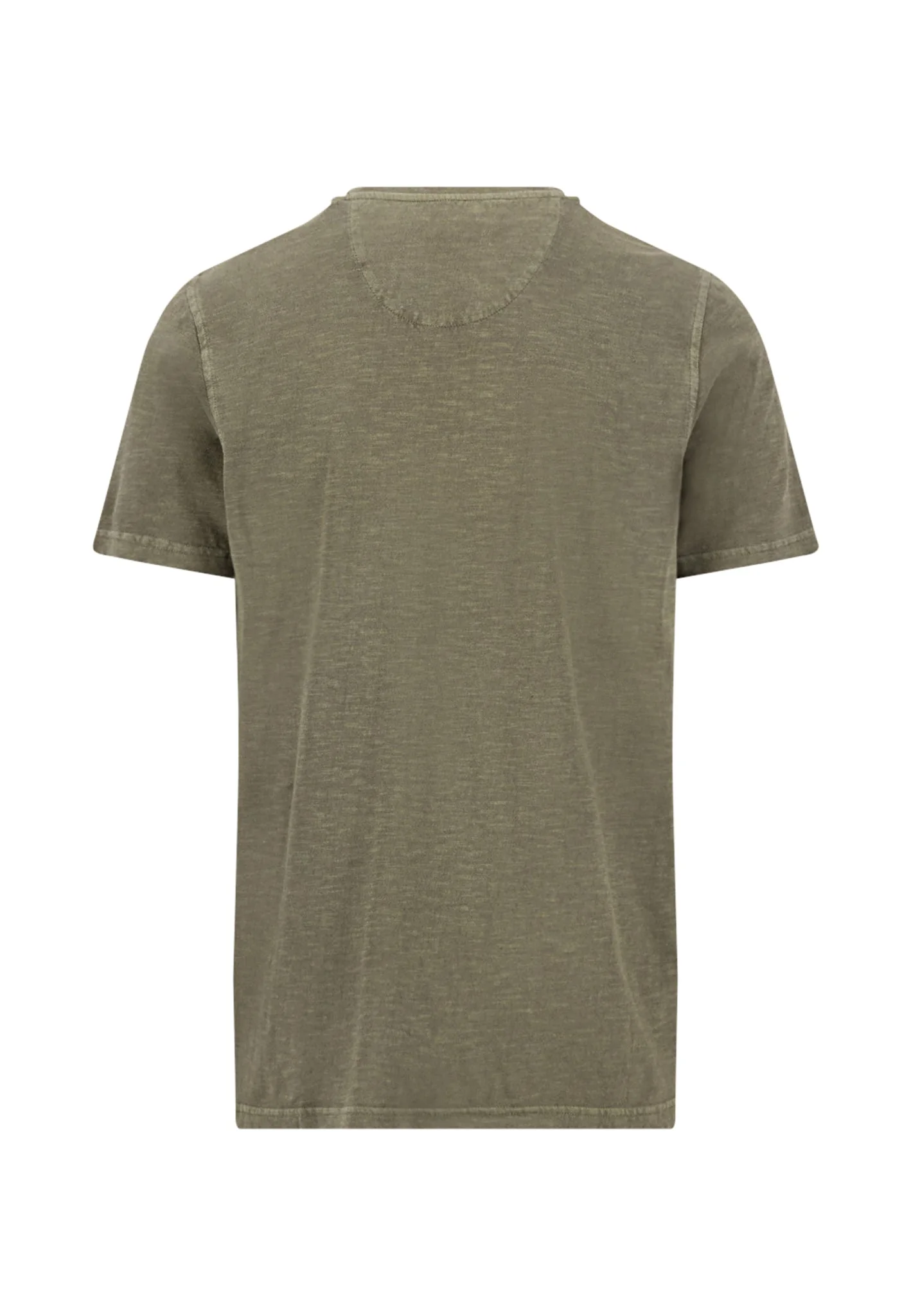 T-Shirt aus Baumwoll-Leinen-Mix mit Brusttasche und Rundhalsausschnitt - Image 11