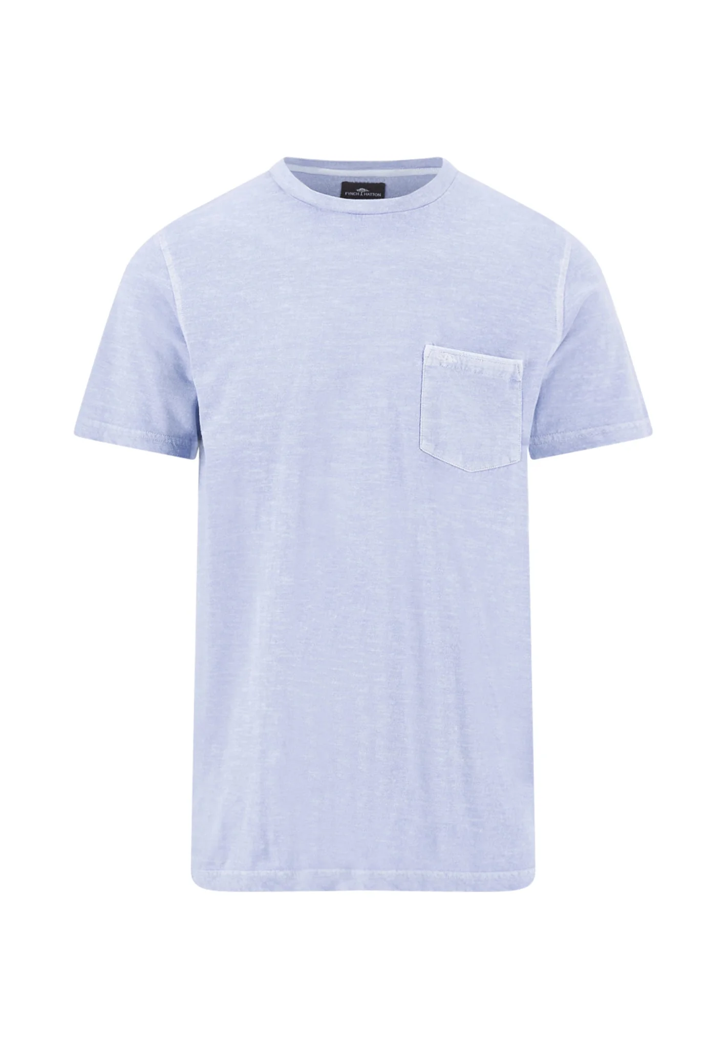 T-Shirt aus Baumwoll-Leinen-Mix mit Brusttasche und Rundhalsausschnitt - Image 6