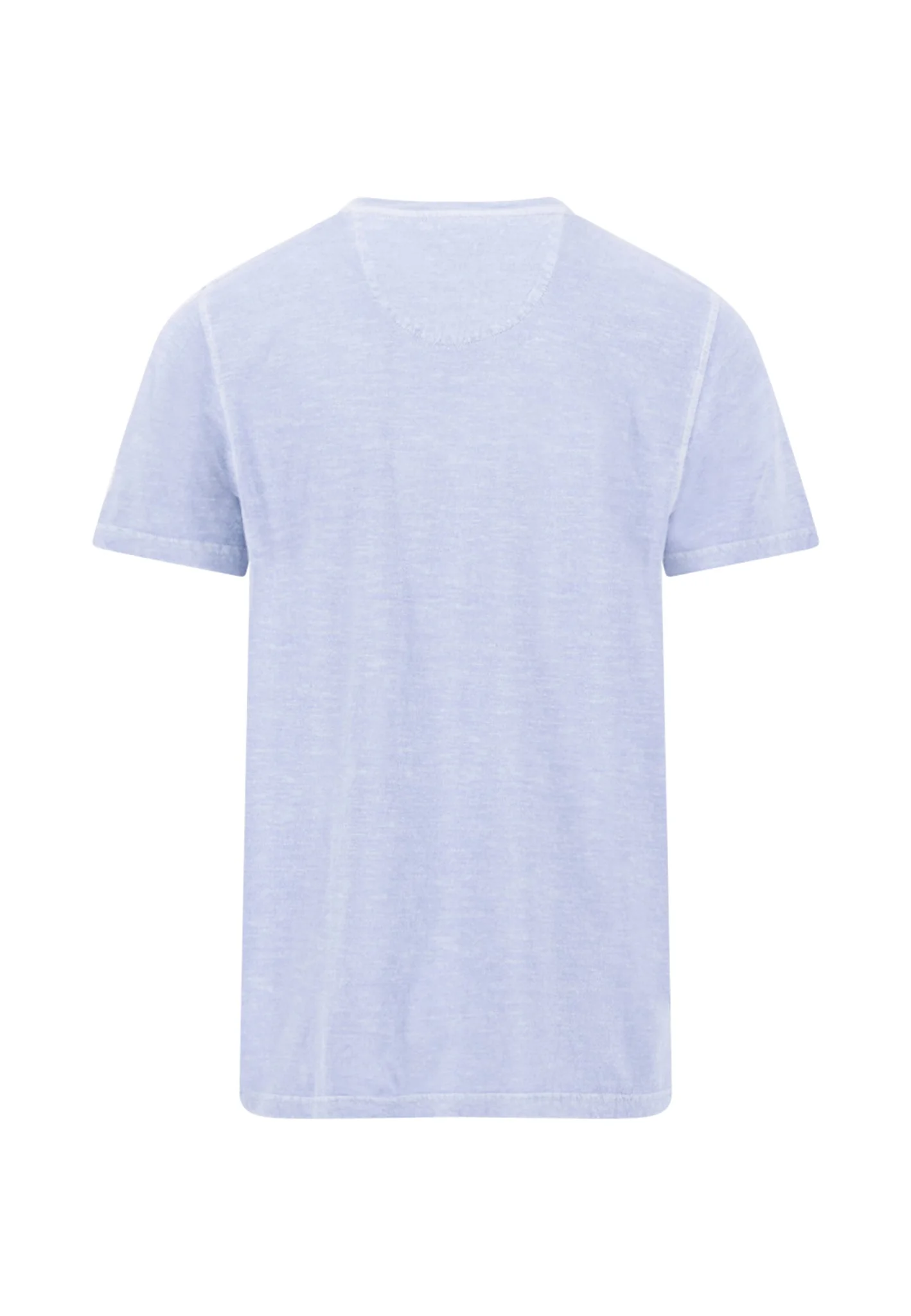 T-Shirt aus Baumwoll-Leinen-Mix mit Brusttasche und Rundhalsausschnitt - Image 7