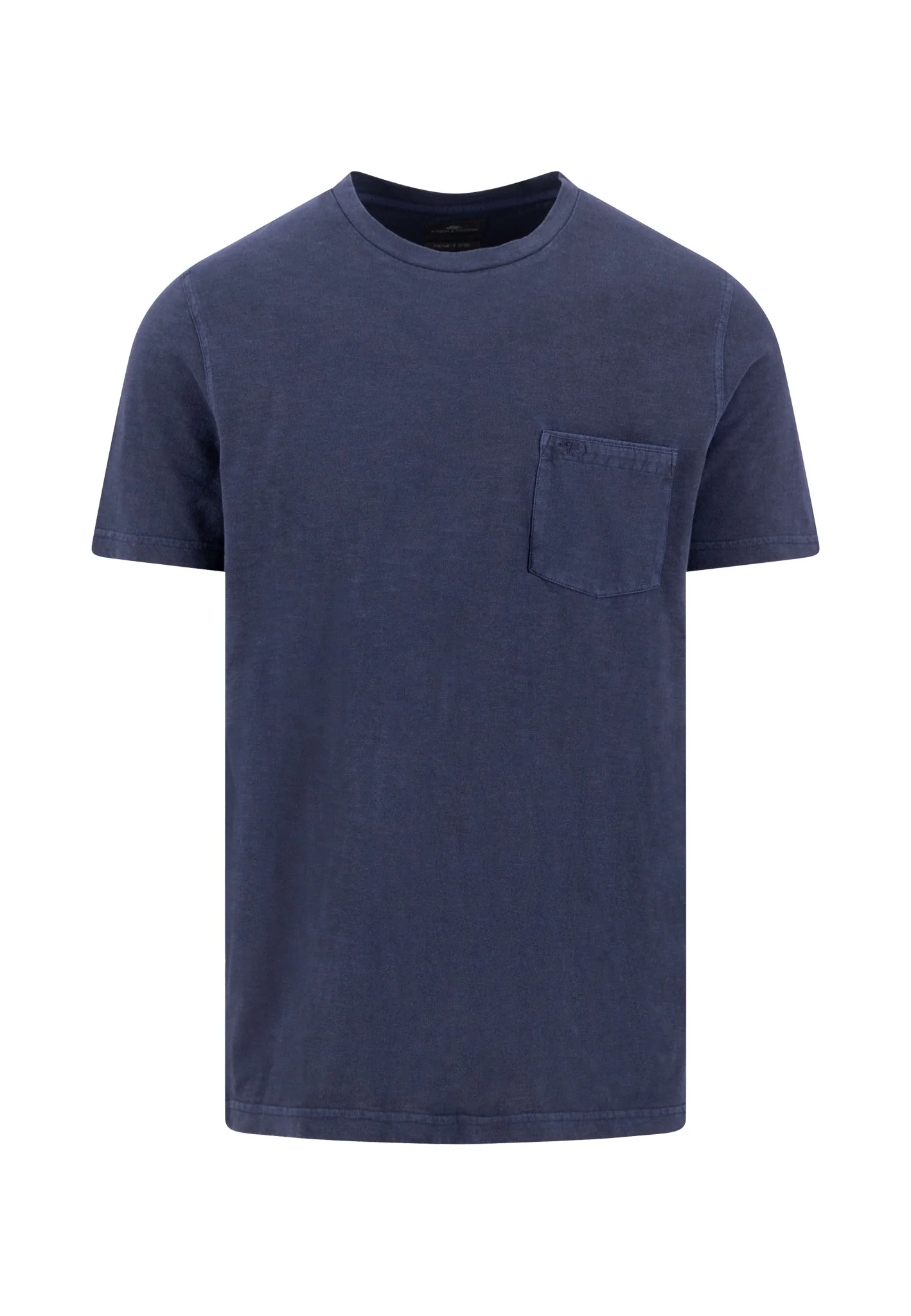 T-Shirt aus Baumwoll-Leinen-Mix mit Brusttasche und Rundhalsausschnitt - Image 8