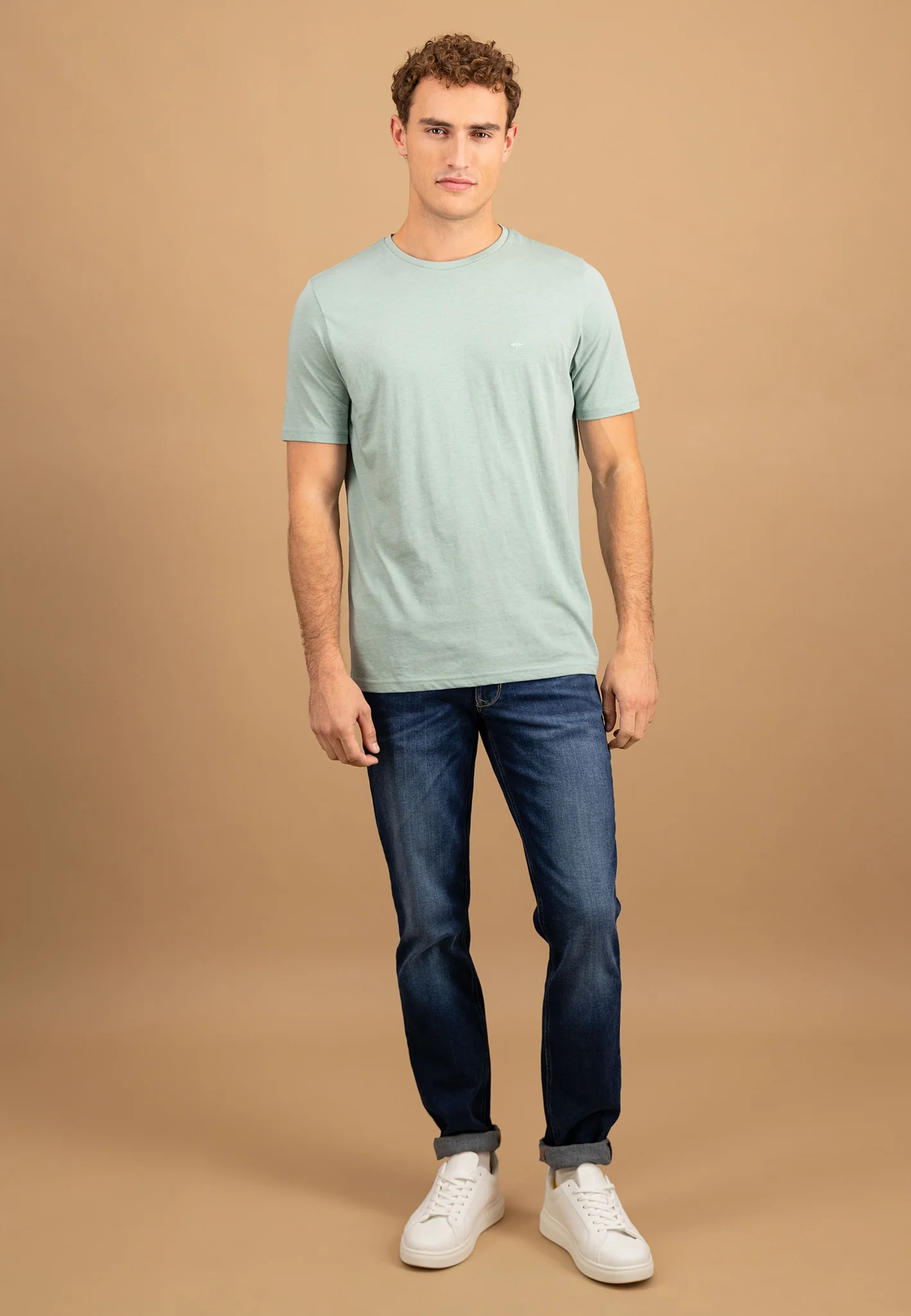 T-Shirt aus Baumwoll-Mix mit dezentem Logo - Image 10
