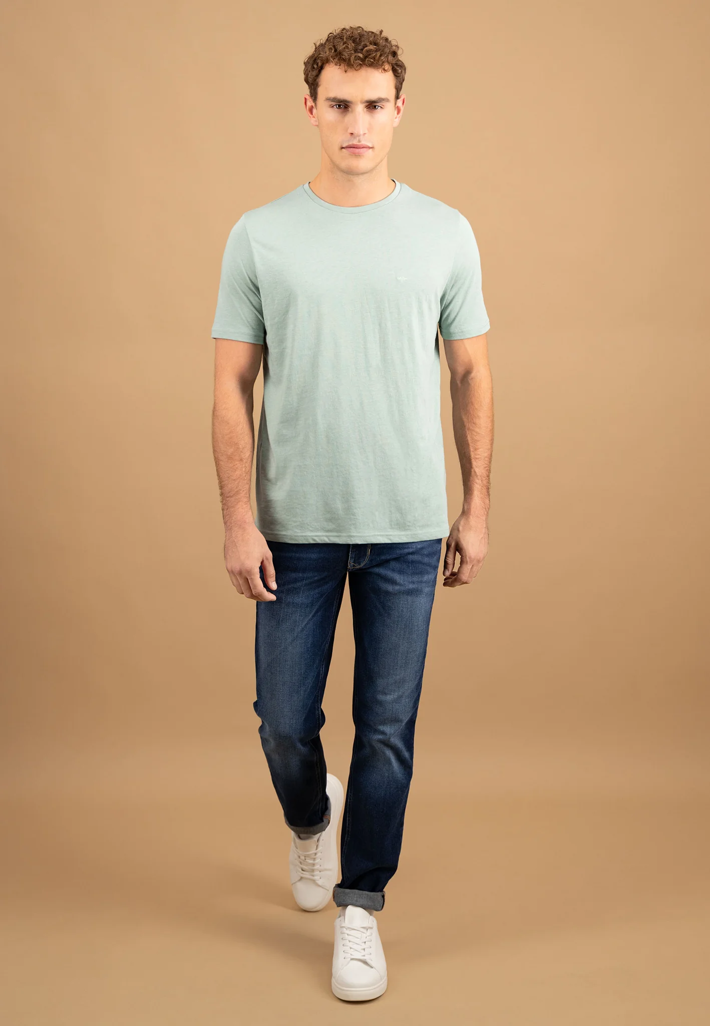 T-Shirt aus Baumwoll-Mix mit dezentem Logo - Image 12