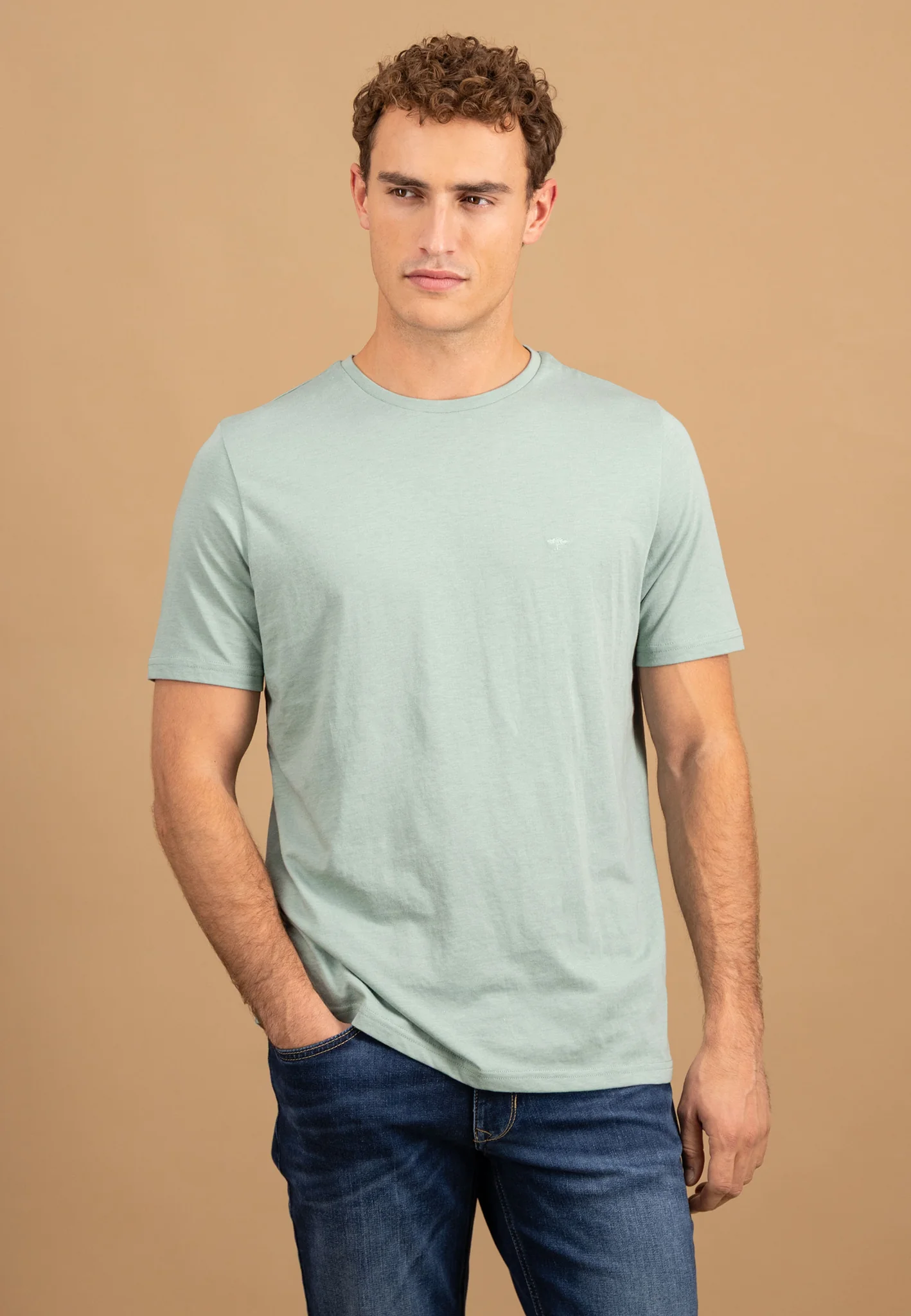 T-Shirt aus Baumwoll-Mix mit dezentem Logo - Image 9