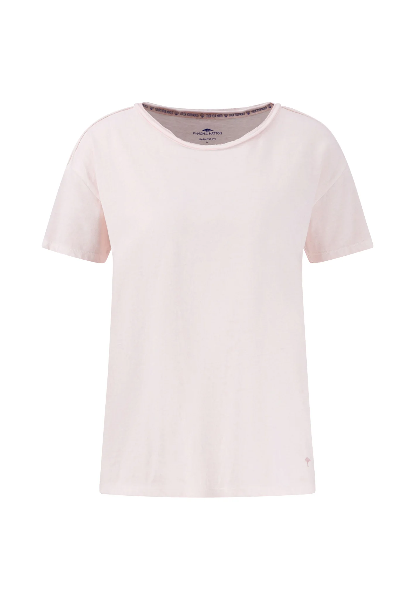 T-Shirt aus Baumwoll-Mix mit Rundhalsausschnitt