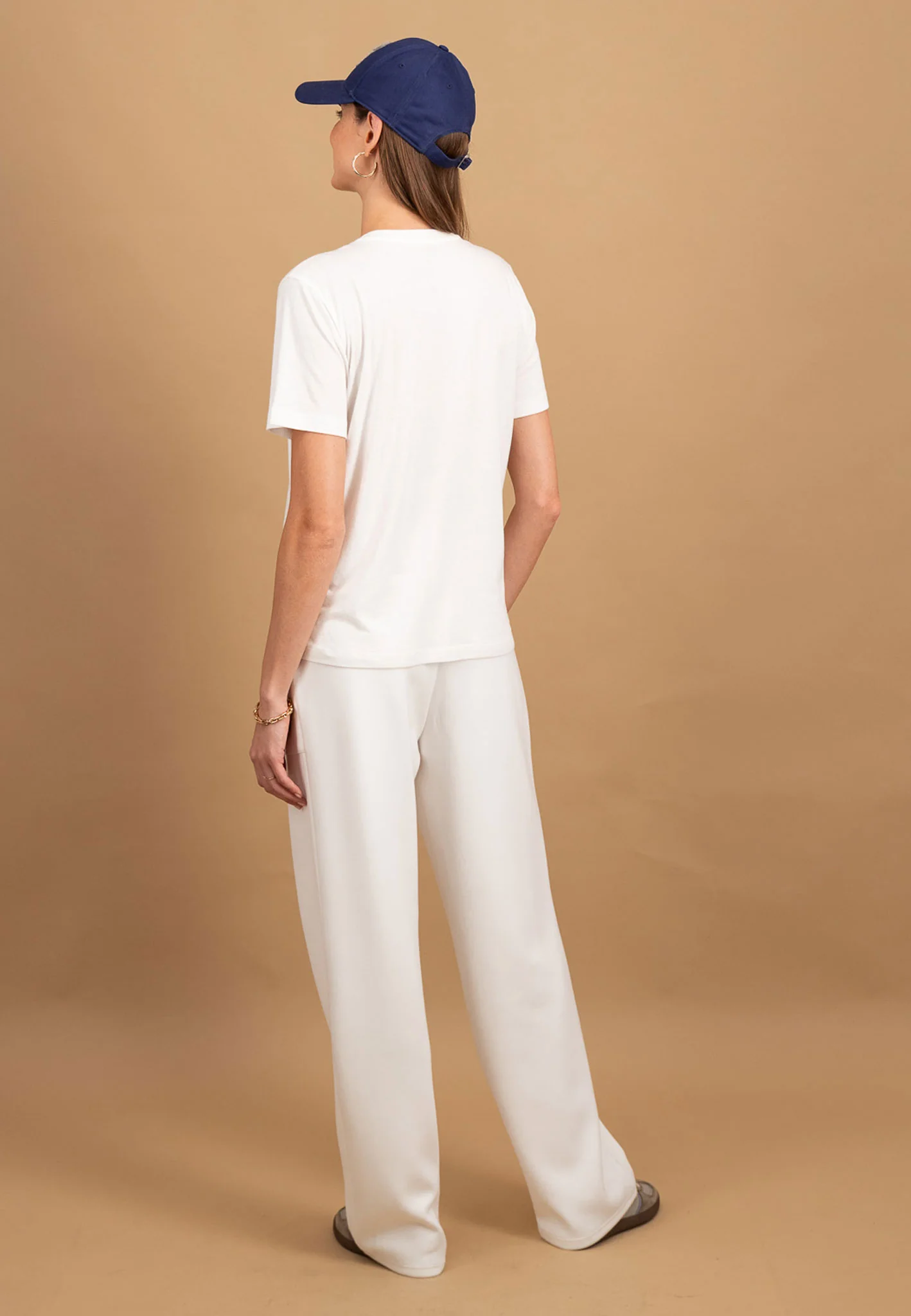 T-Shirt aus Baumwoll-Modal-Mix mit floralem Print - Image 3