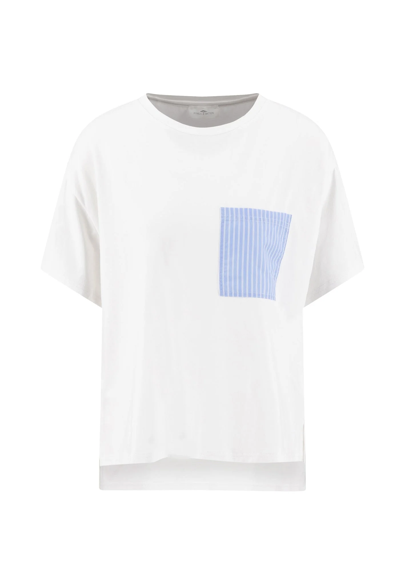 T-Shirt aus Baumwoll-Viskose-Mix mit Brusttasche - Image 4
