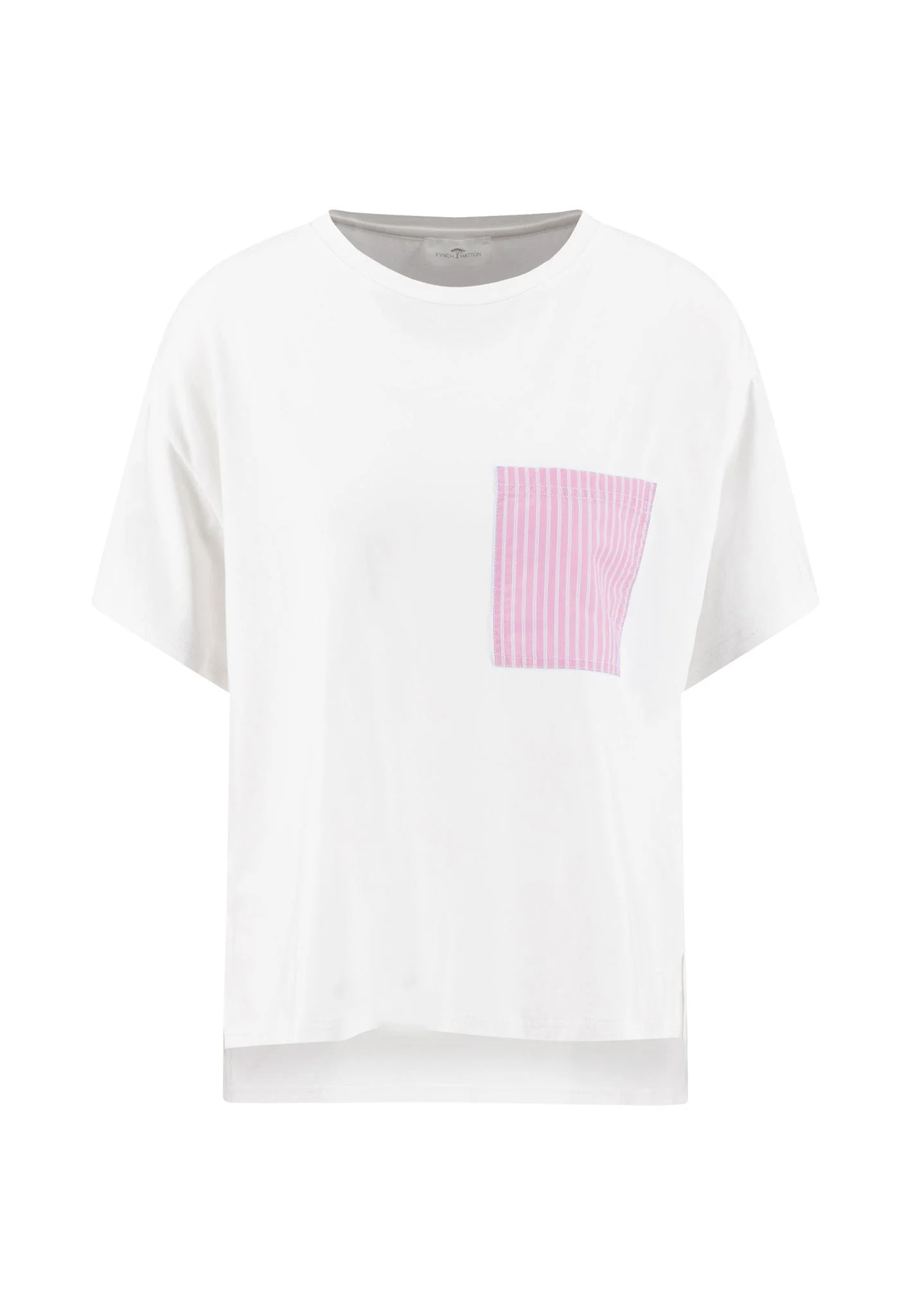T-Shirt aus Baumwoll-Viskose-Mix mit Brusttasche - Image 6
