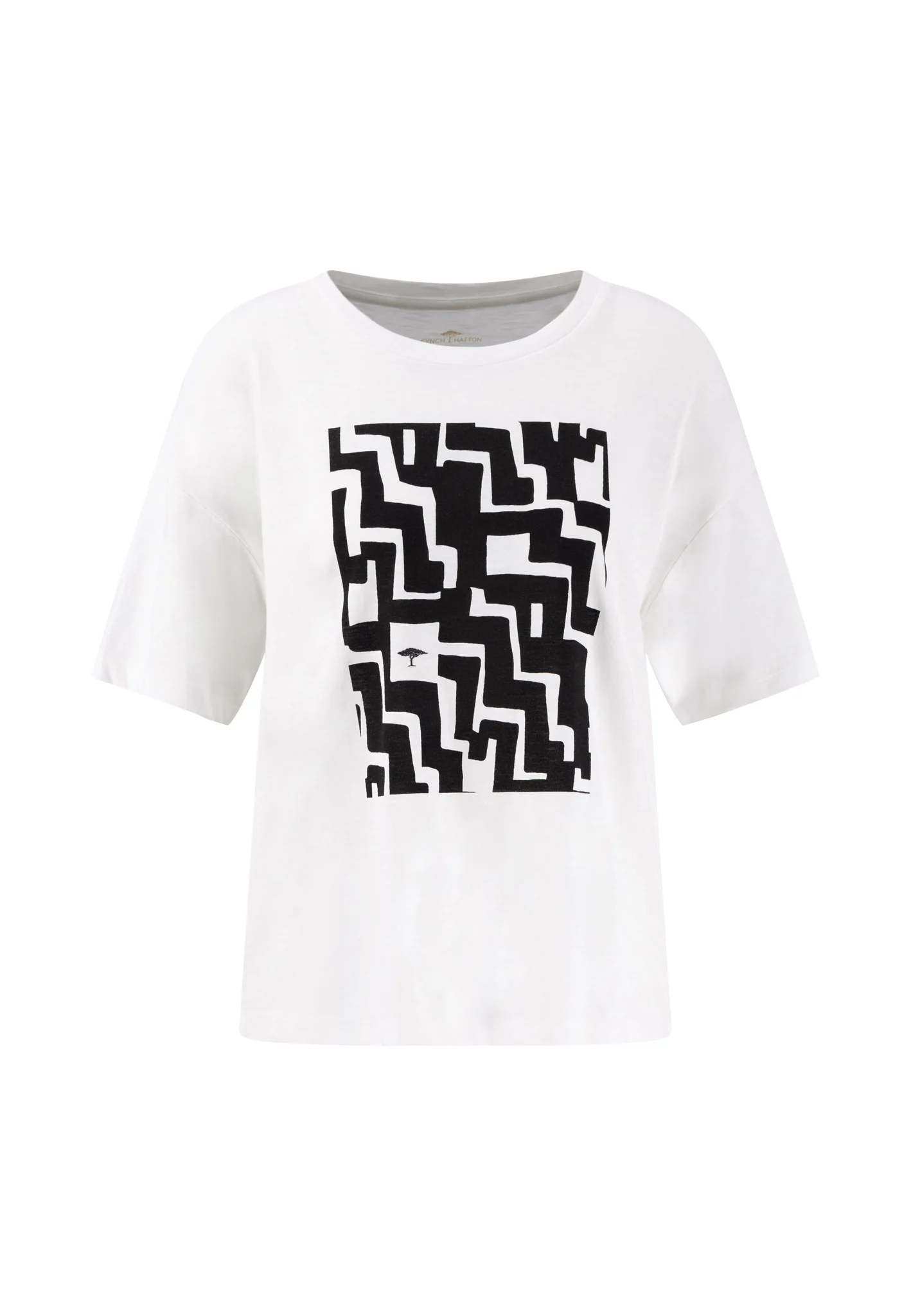 T-Shirt aus Baumwolle mit Frontmuster - Image 5