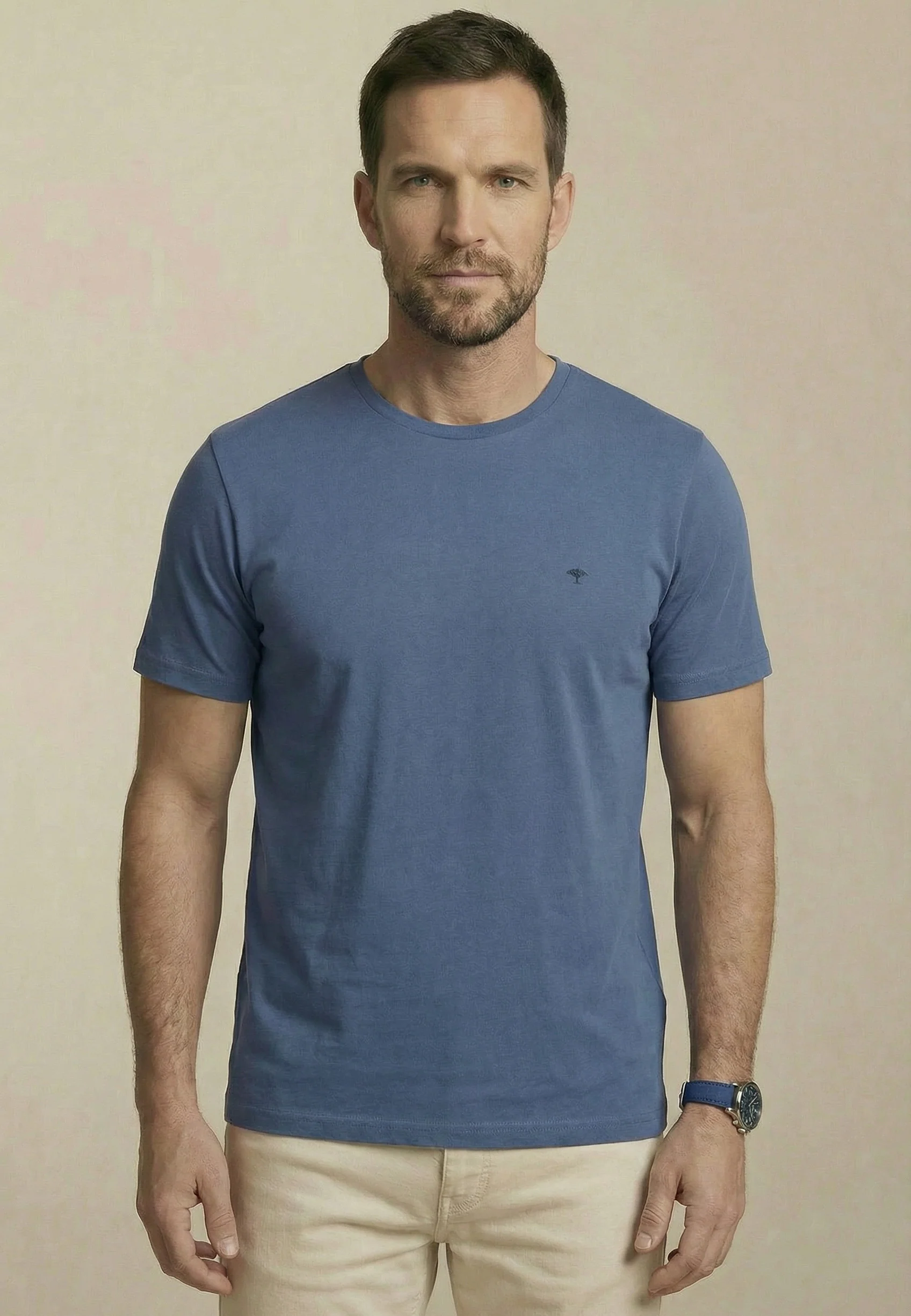 T-Shirt aus Baumwolle mit Rundhalsausschnitt - Image 45