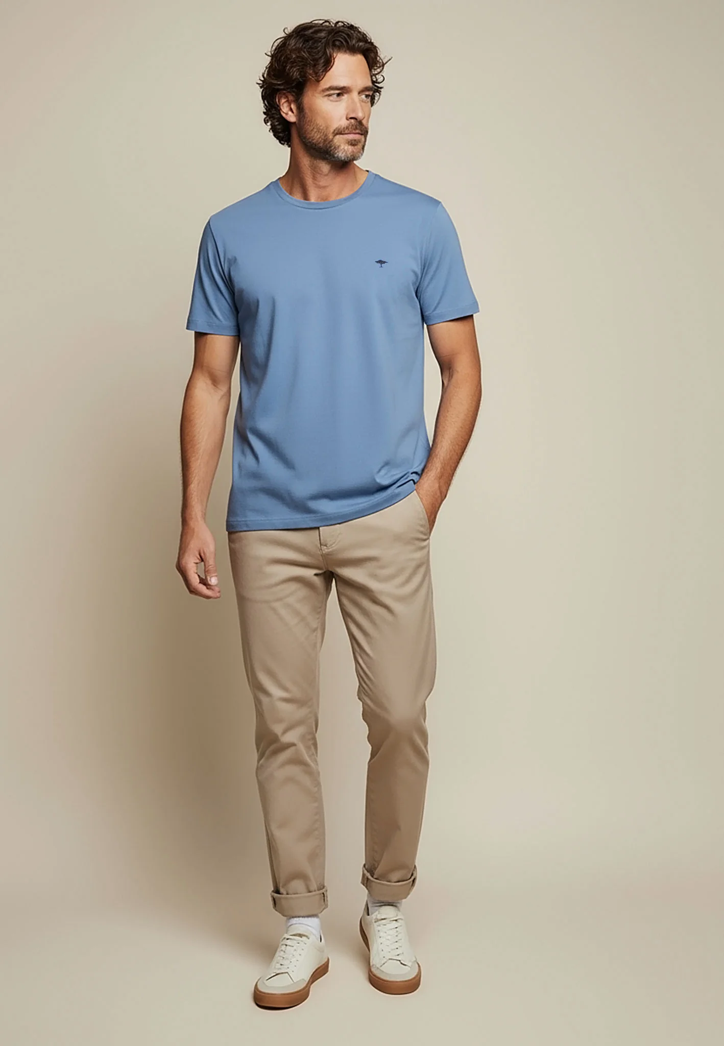 T-Shirt aus Baumwolle mit Rundhalsausschnitt und Logo-Stickerei - Image 20