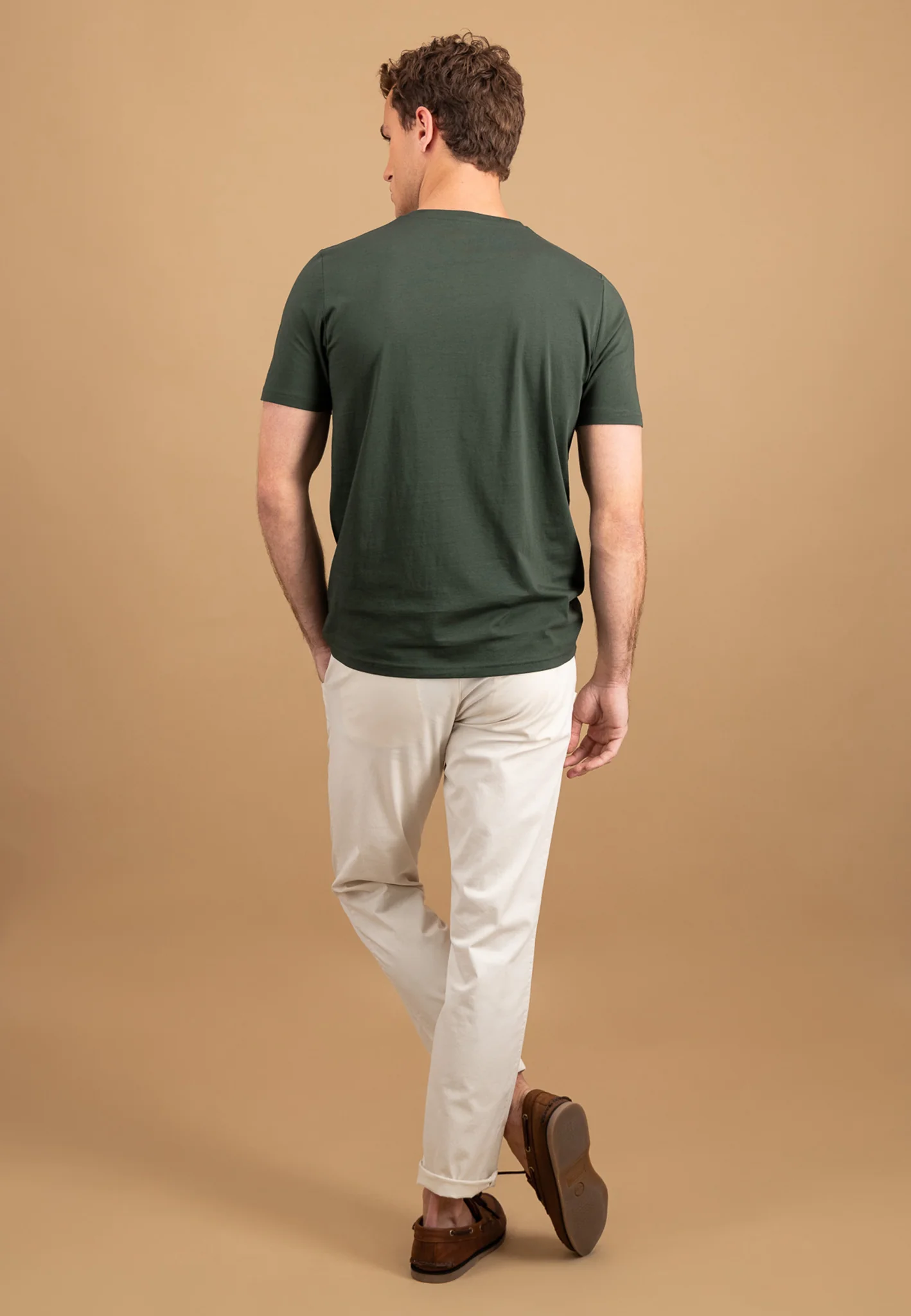 T-Shirt aus Baumwolle mit Rundhalsausschnitt und Logo-Stickerei - Image 3