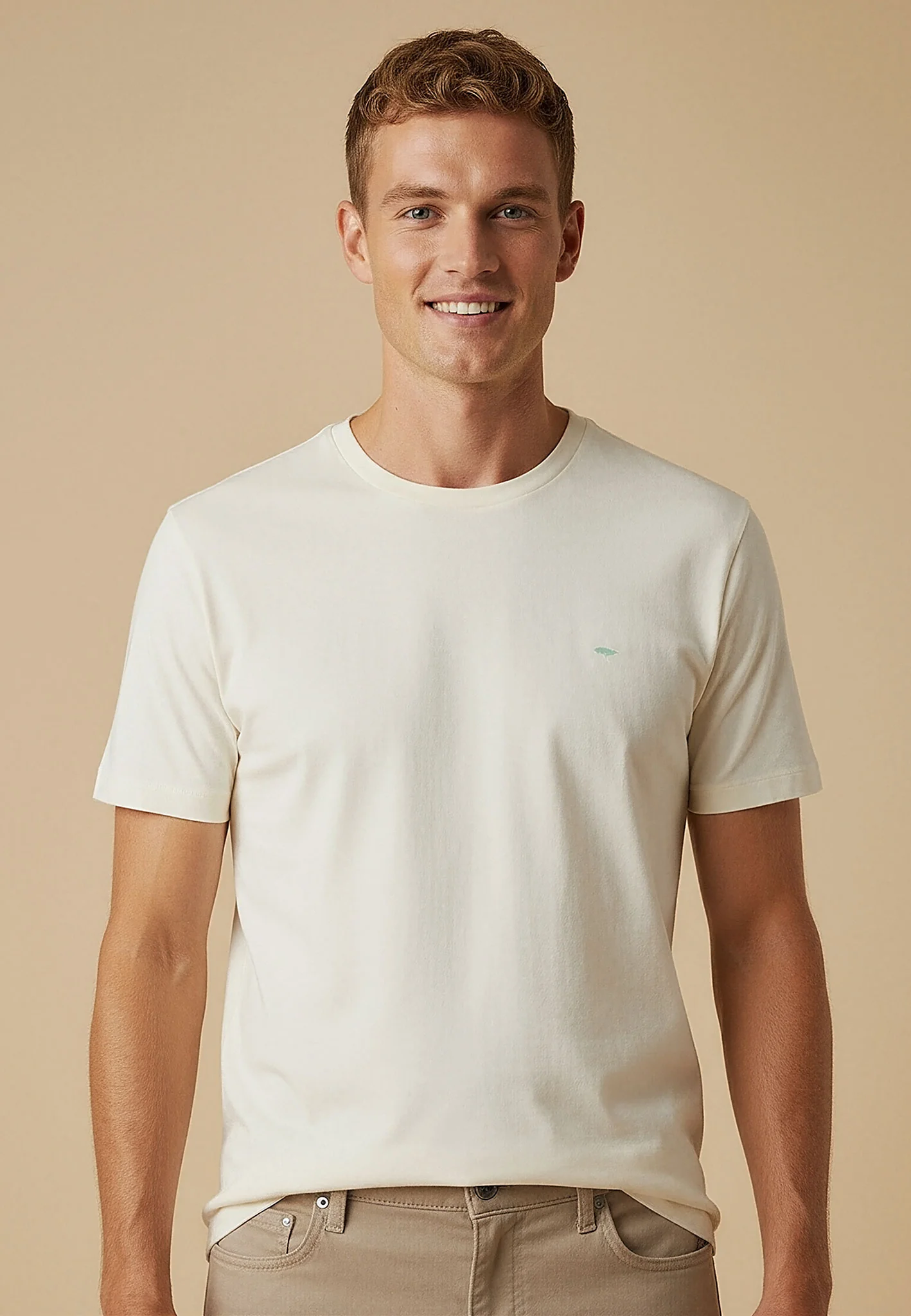 T-Shirt aus Baumwolle mit Rundhalsausschnitt und Logo-Stickerei - Image 31