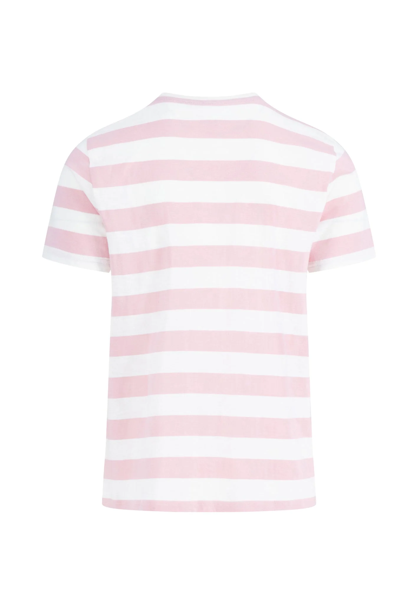 T-Shirt aus Baumwolle mit Rundhalsausschnitt und Streifen - Image 2