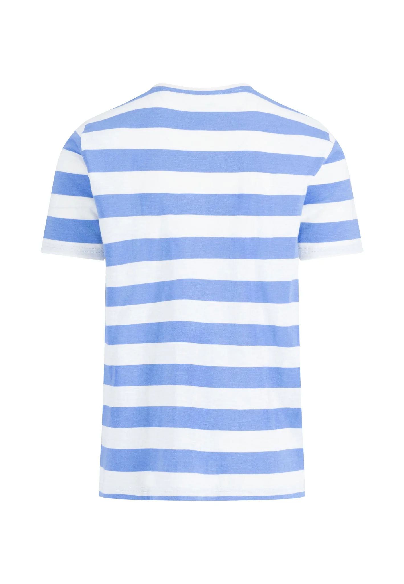 T-Shirt aus Baumwolle mit Rundhalsausschnitt und Streifen - Image 4