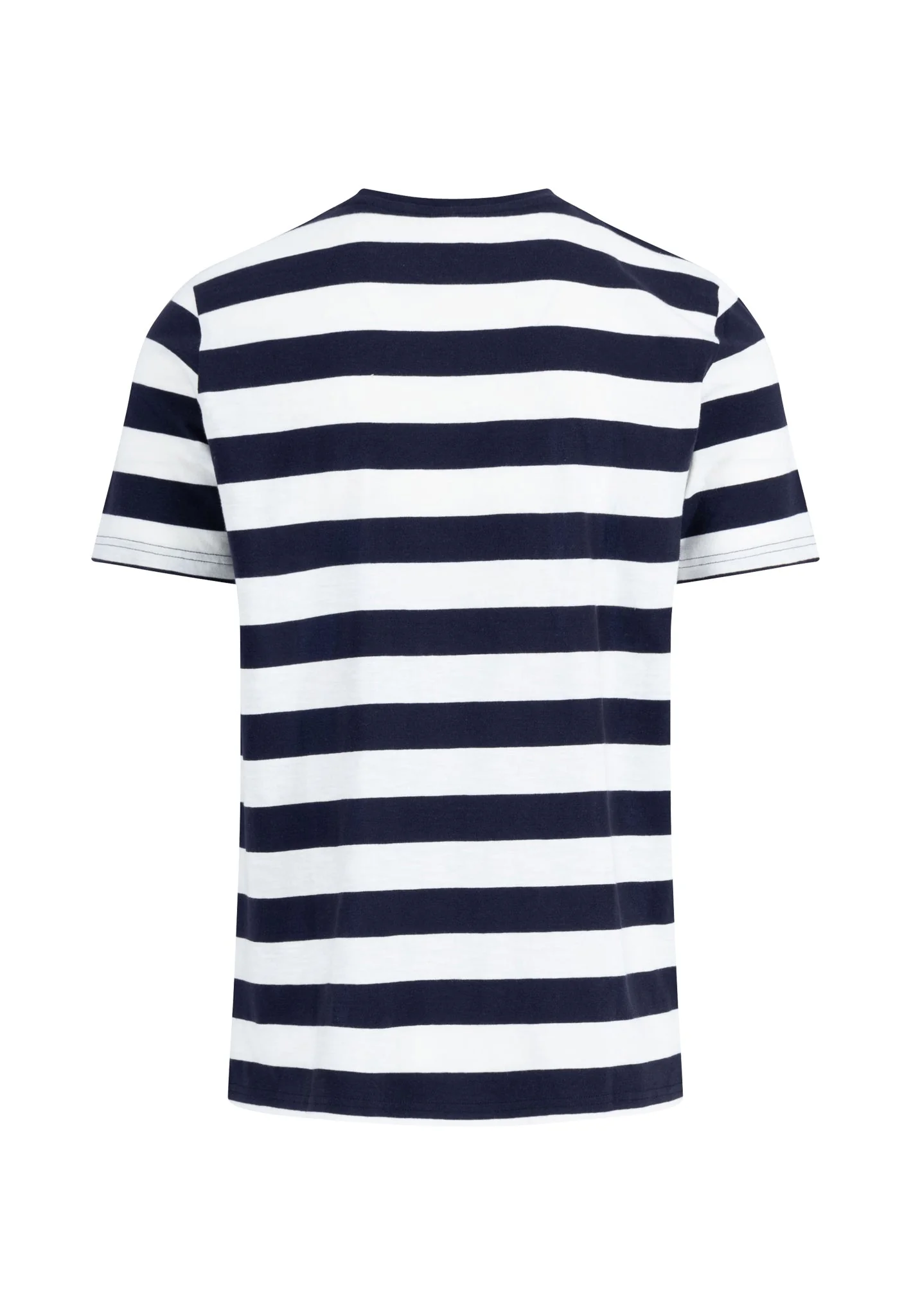 T-Shirt aus Baumwolle mit Rundhalsausschnitt und Streifen - Image 6