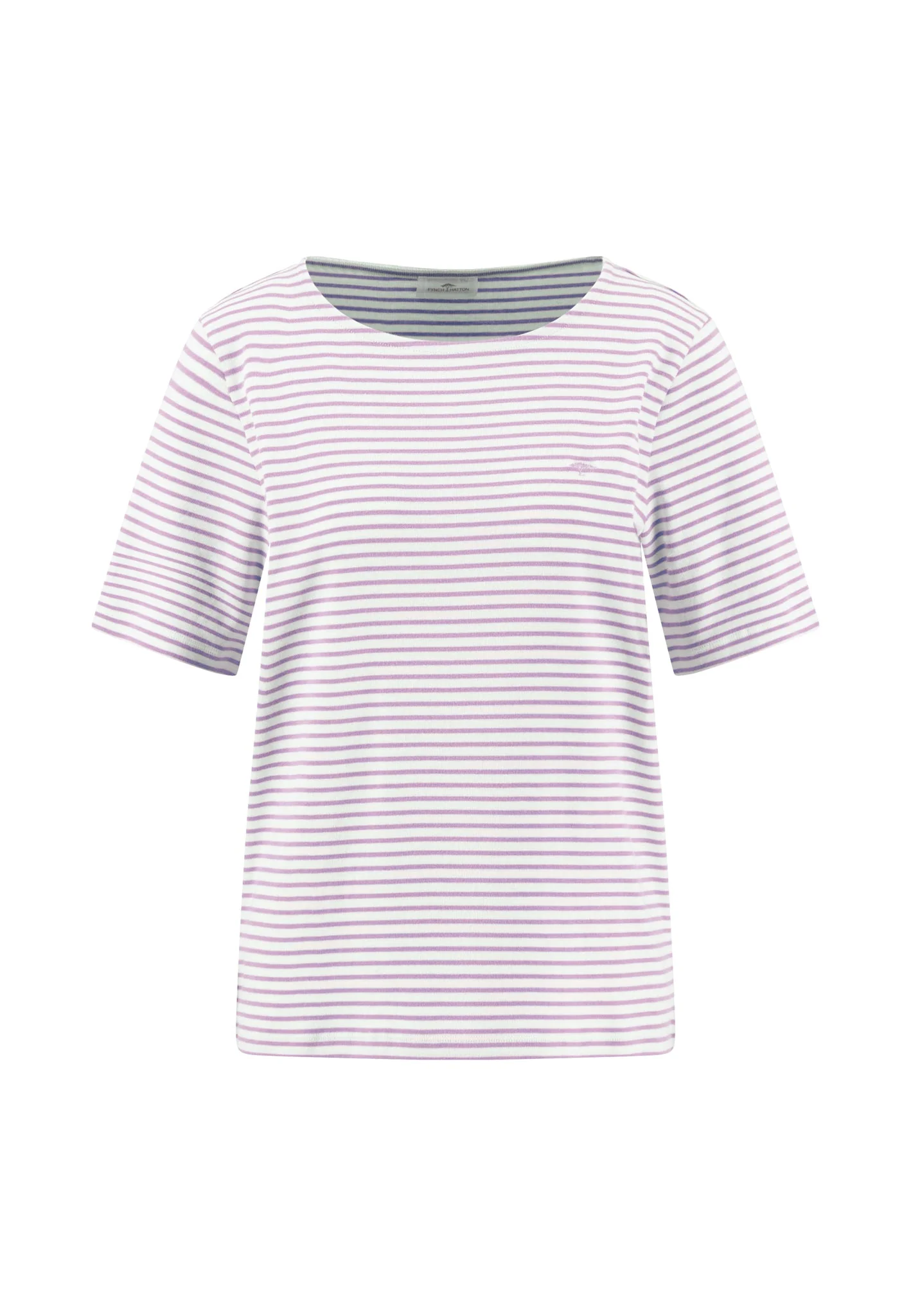 T-Shirt aus Baumwolle mit Streifenmuster und halbem Arm - Image 6