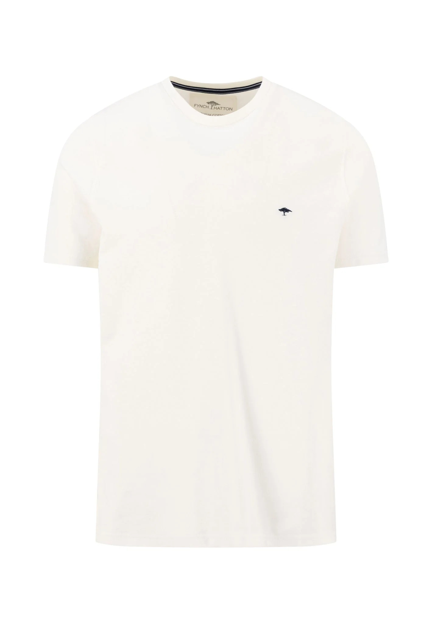 T-Shirt aus Baumwolle mit Struktur und Rundhalsausschnitt - Image 9