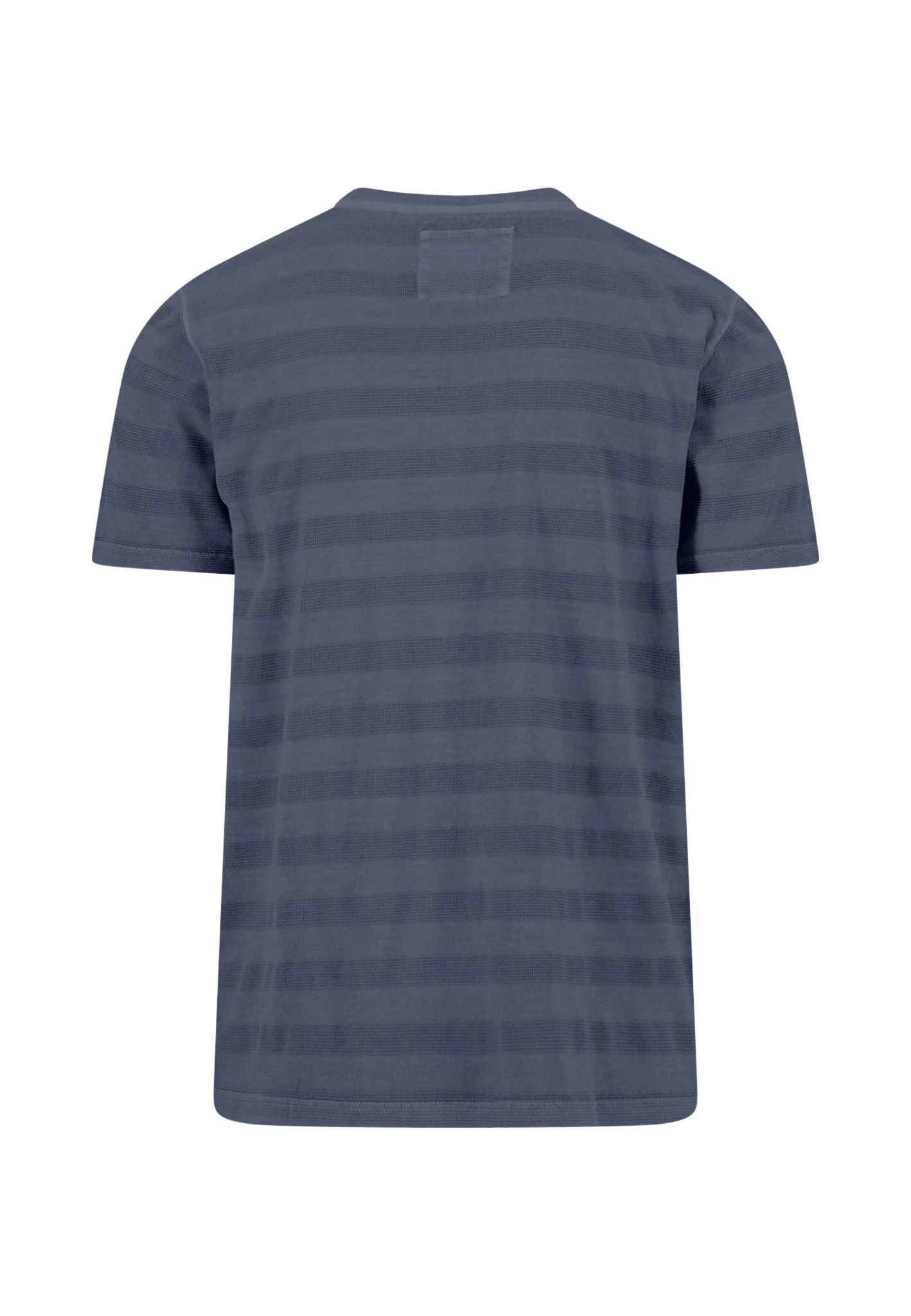 T-Shirt aus Baumwolle mit Strukturstreifen und Rundhalsausschnitt - Image 5
