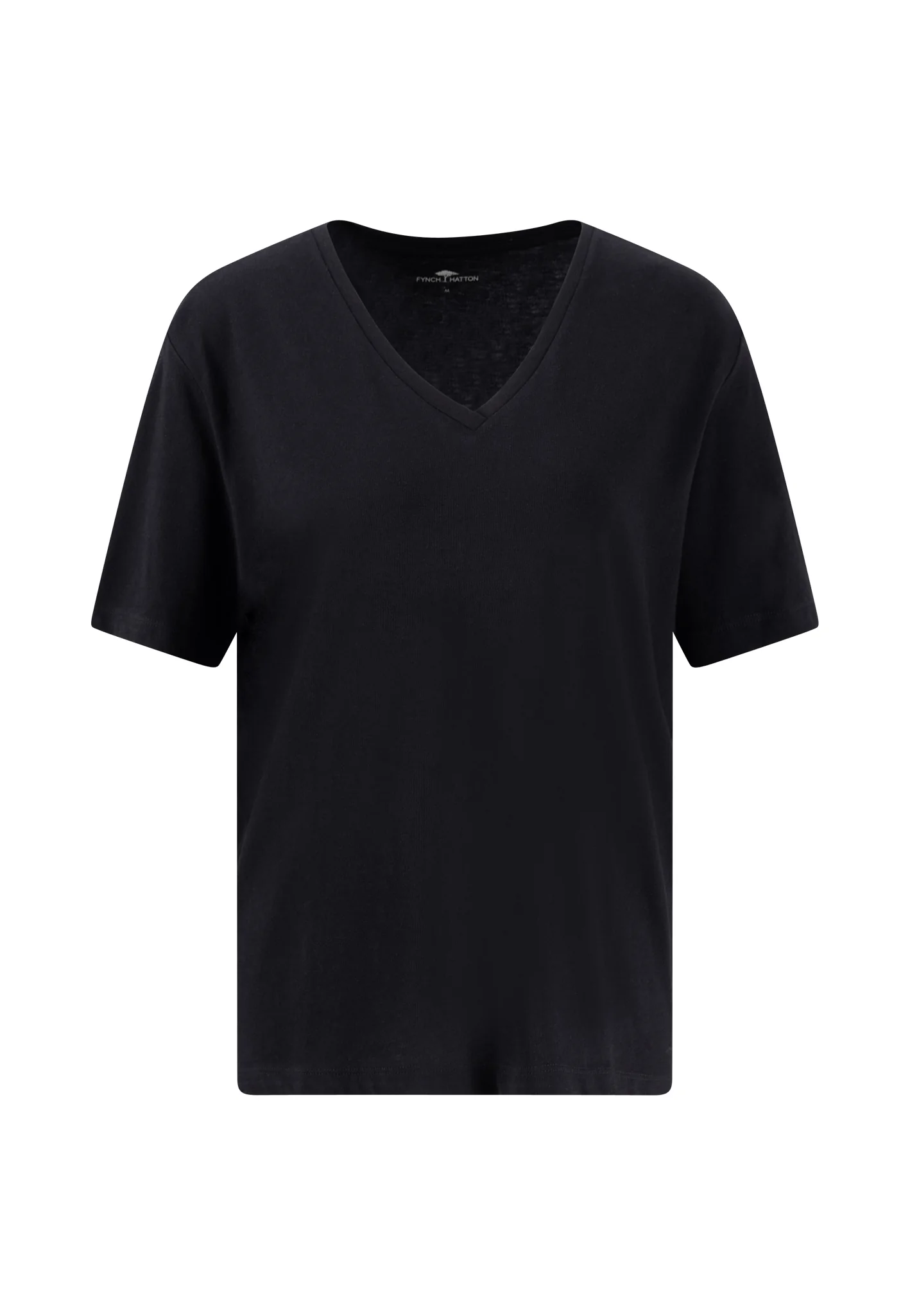 T-Shirt aus Baumwolle mit V-Ausschnitt - Image 13