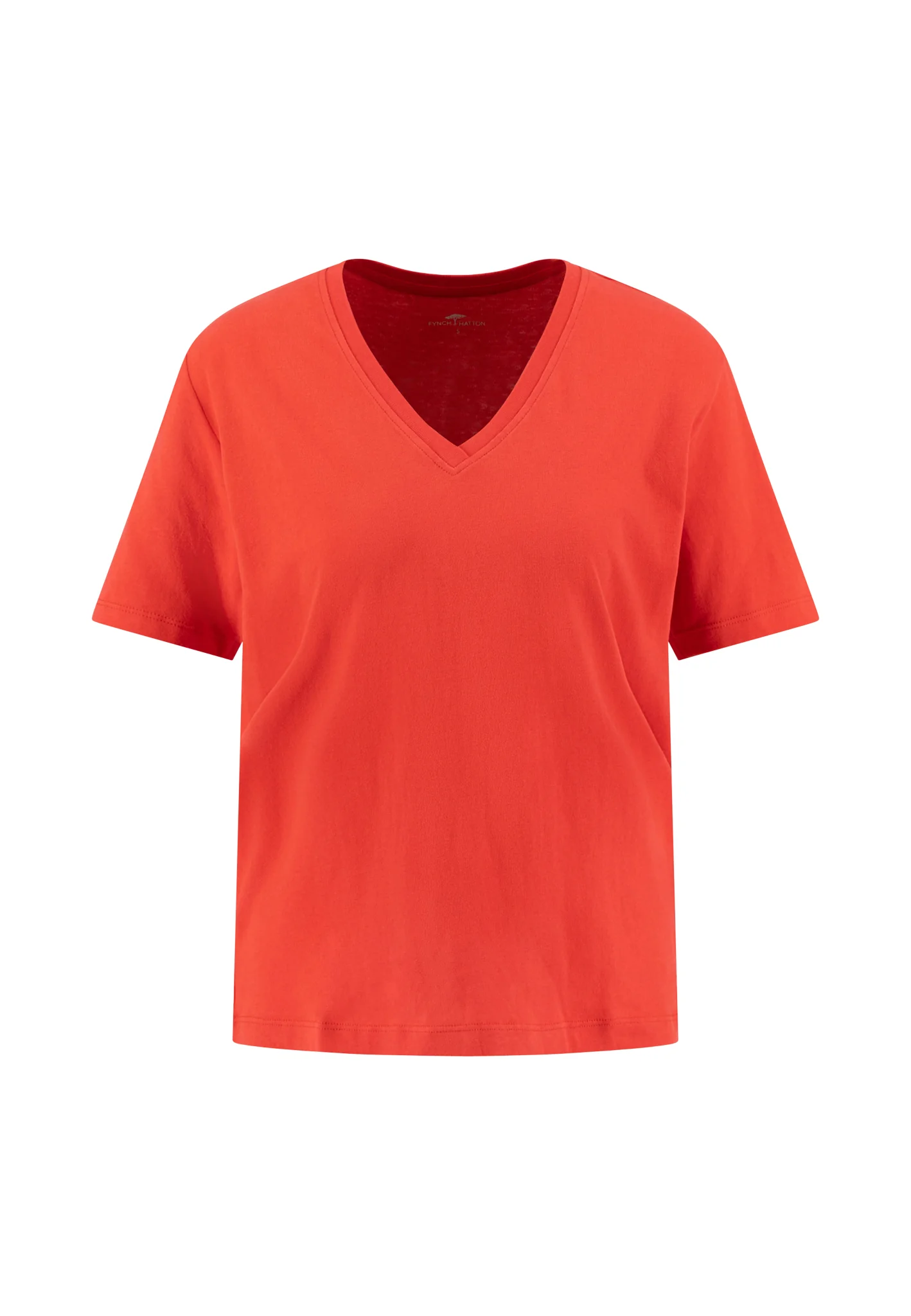 T-Shirt aus Baumwolle mit V-Ausschnitt - Image 5