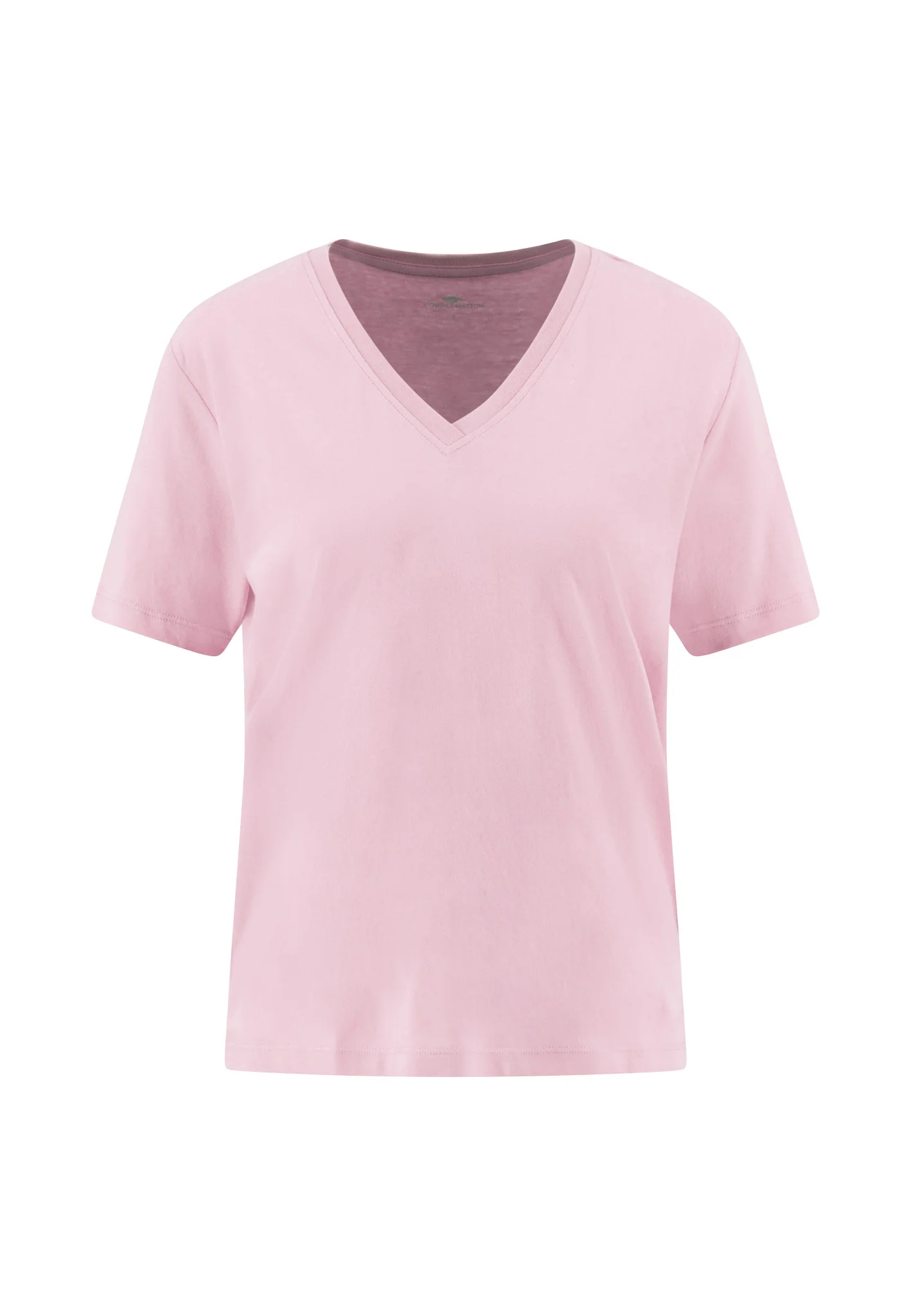 T-Shirt aus Baumwolle mit V-Ausschnitt - Image 7