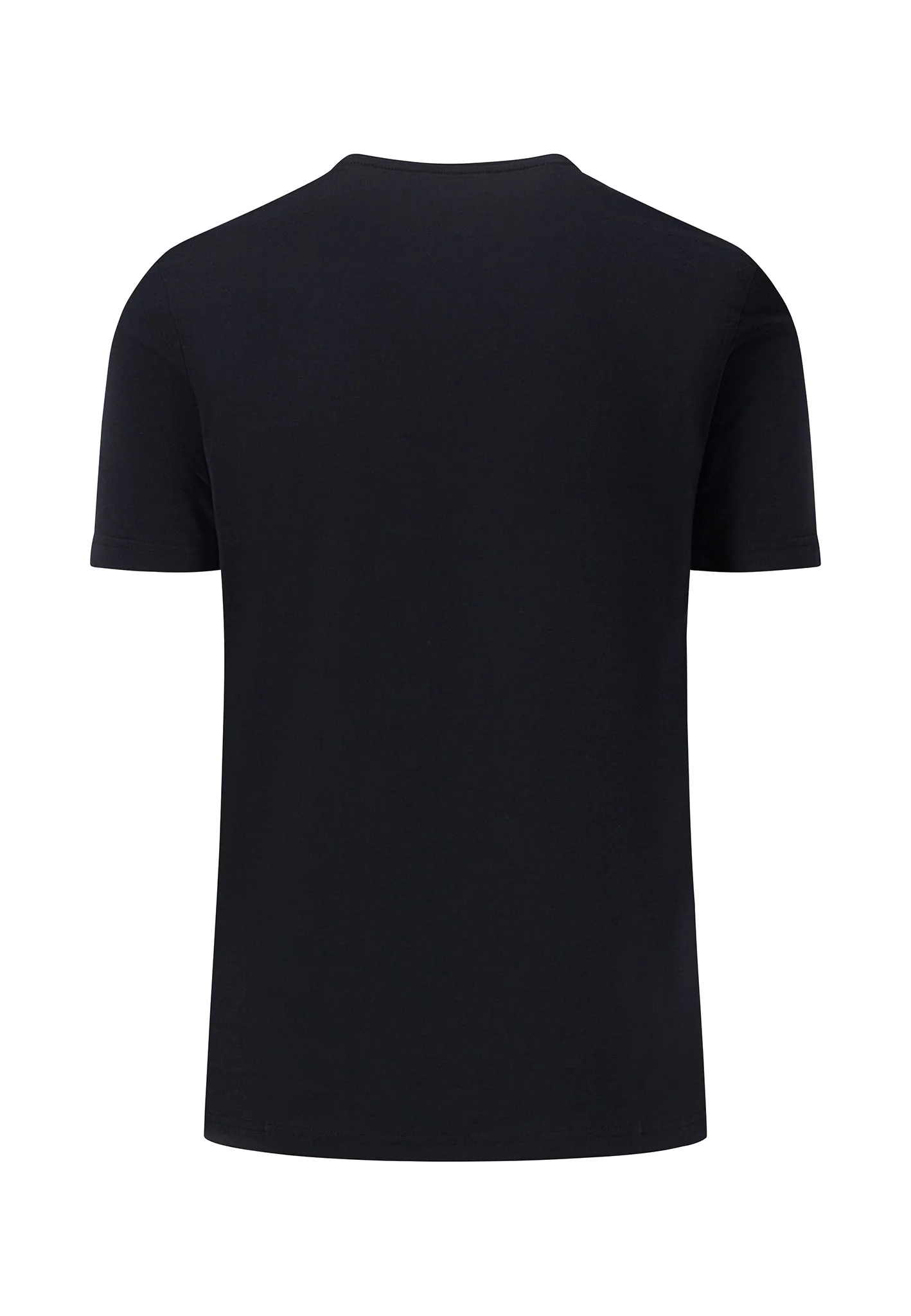 T-Shirt aus Baumwolle mit V-Ausschnitt und Logo-Stickerei - Image 6