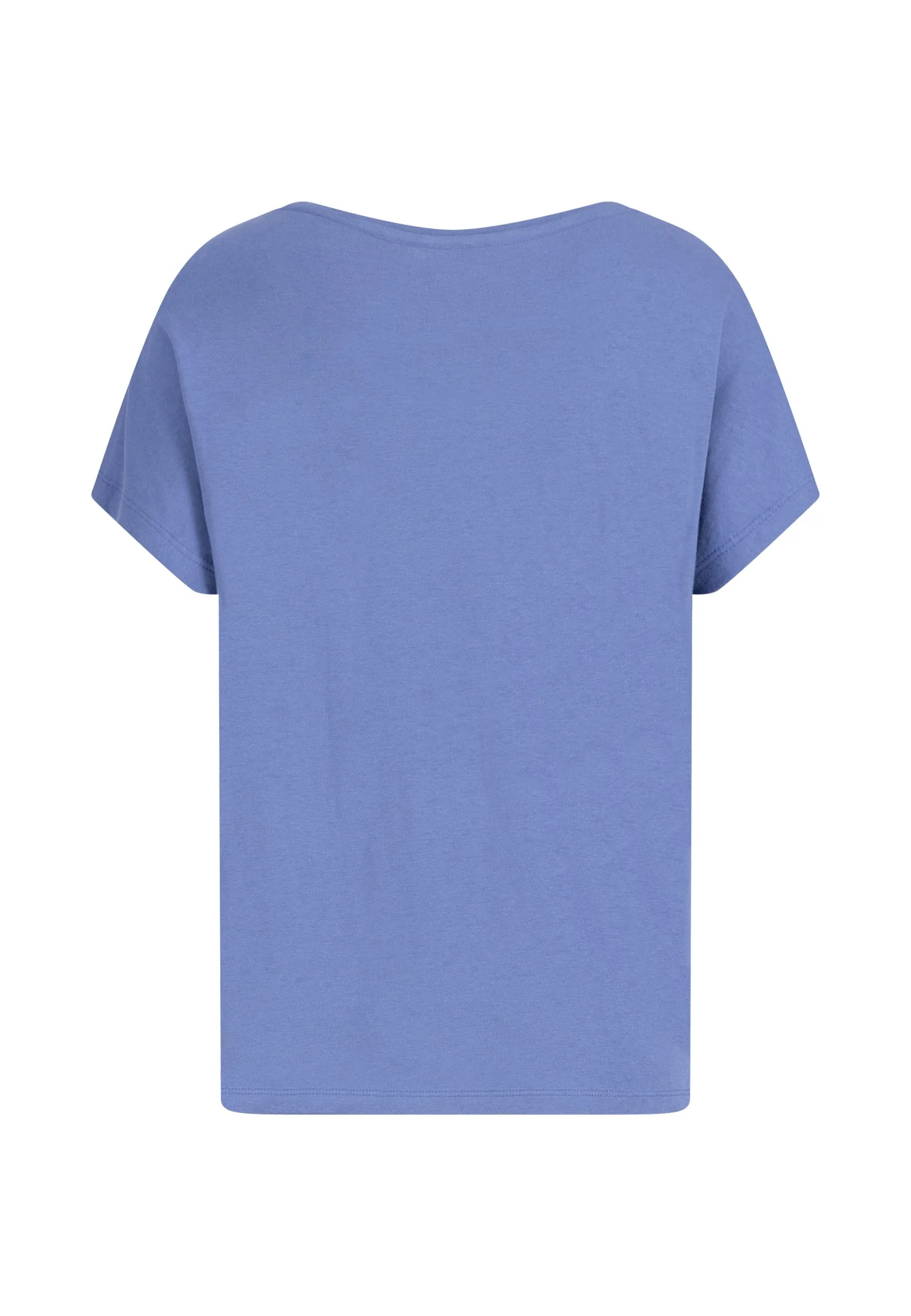 T-Shirt aus Modal-Baumwoll-Mix mit Print und überschnittenen Schultern - Image 6