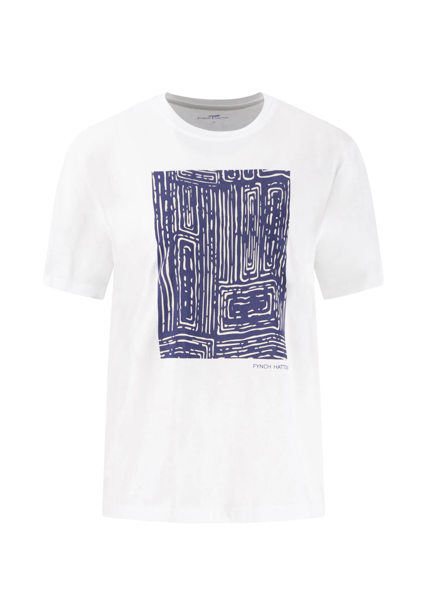 T-Shirt aus Modal-Baumwollmix mit Frontprint