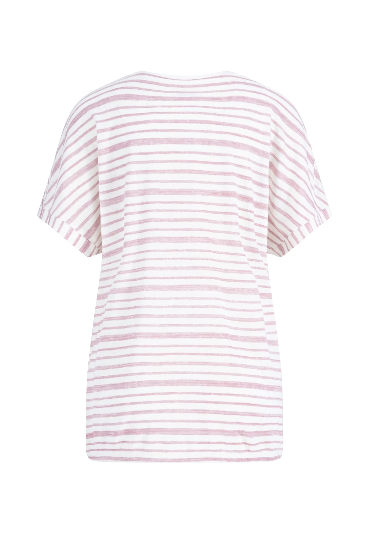 T-Shirt aus Viskose-Polyester-Mix mit Streifenmuster - Image 2