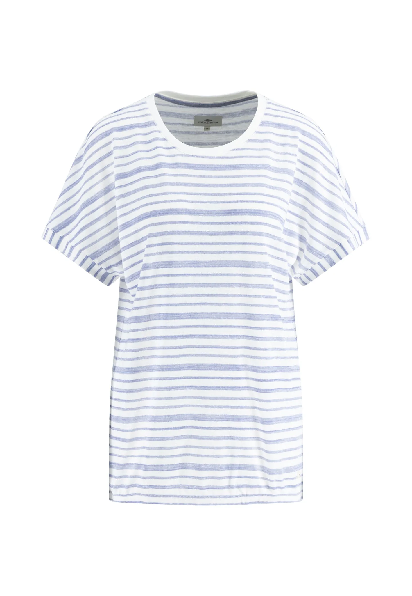 T-Shirt aus Viskose-Polyester-Mix mit Streifenmuster - Image 3