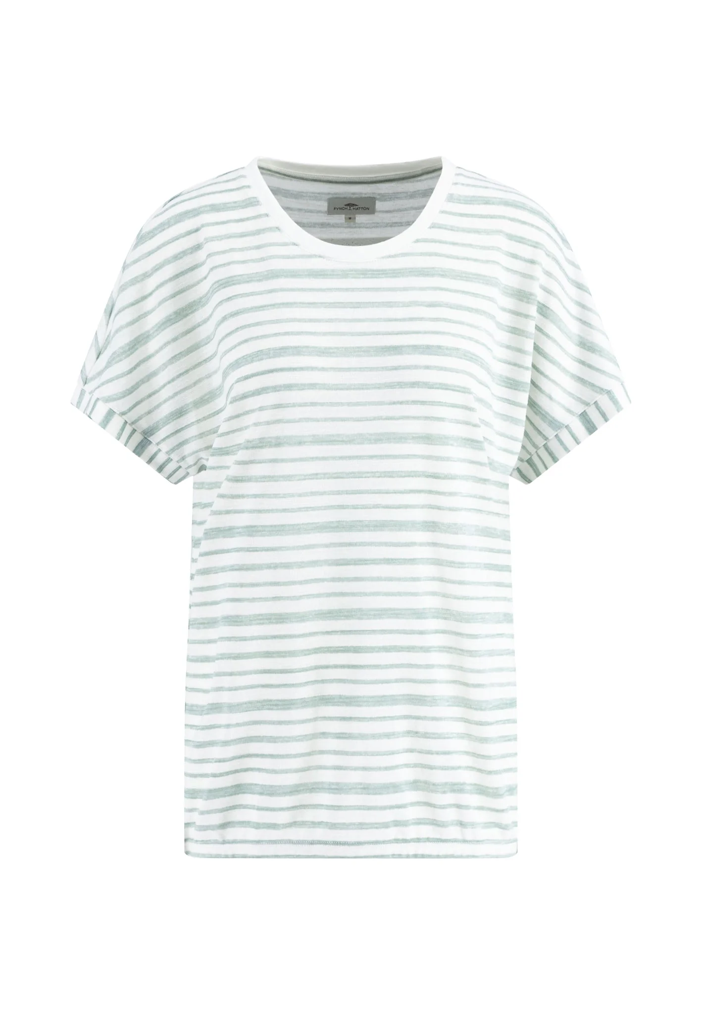 T-Shirt aus Viskose-Polyester-Mix mit Streifenmuster - Image 5