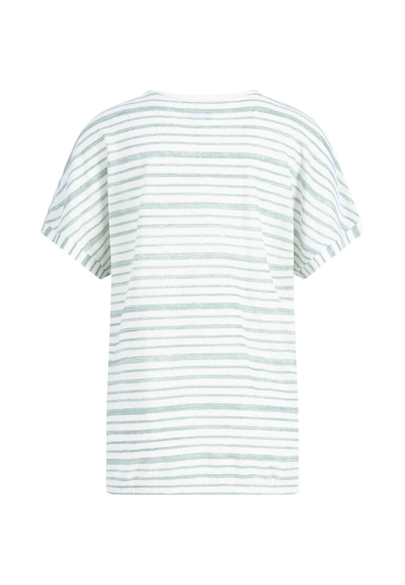 T-Shirt aus Viskose-Polyester-Mix mit Streifenmuster - Image 6