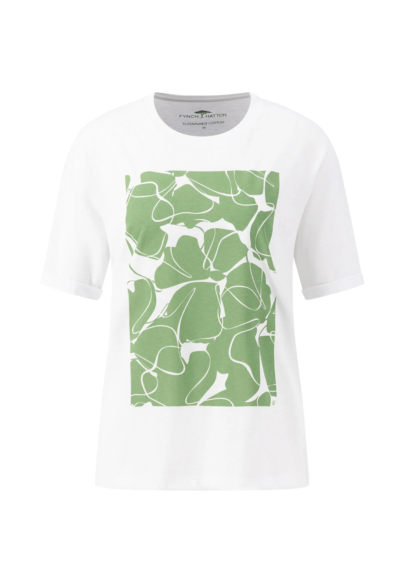 T-Shirt mit floralem Frontprint