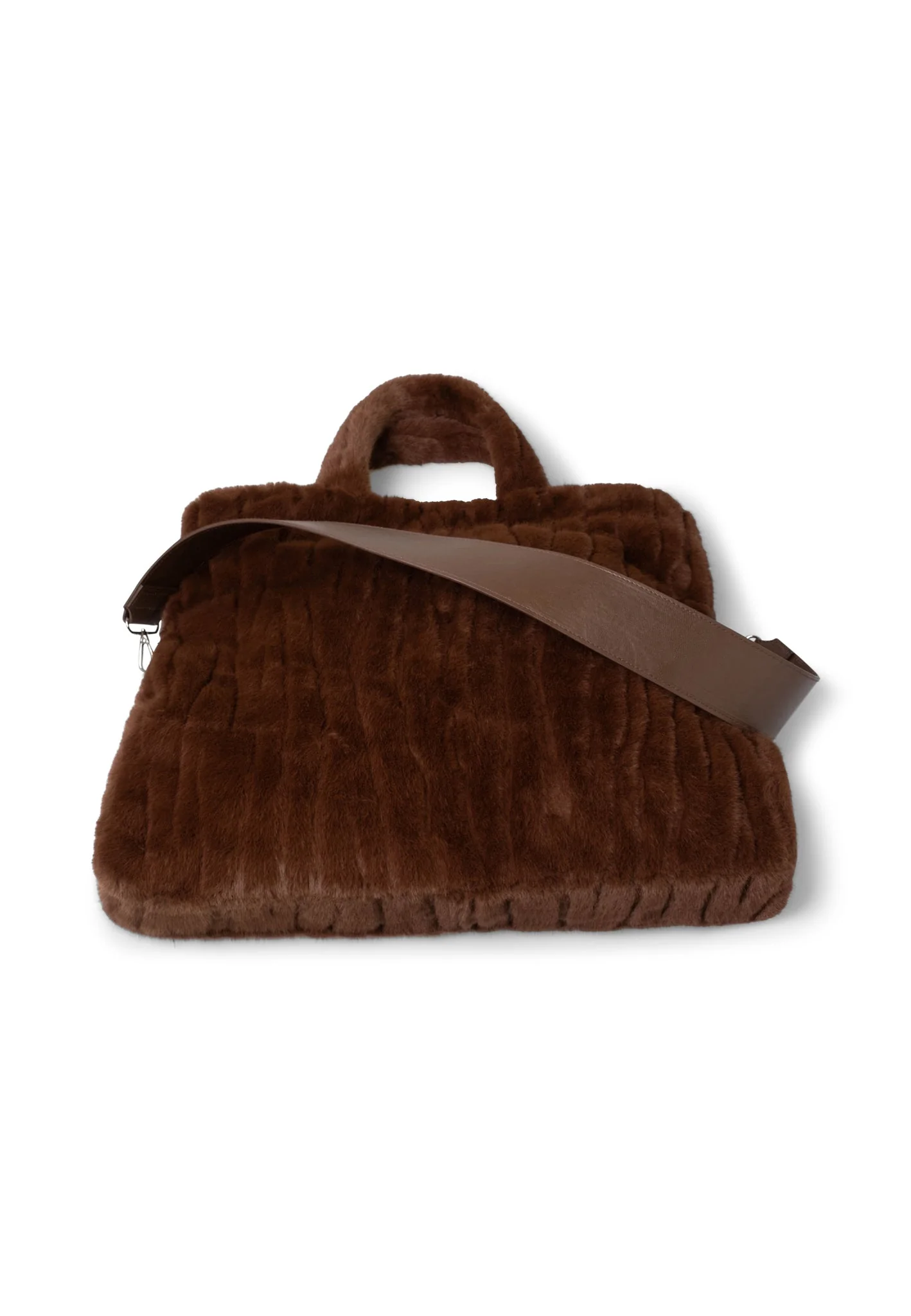 Tasche in Felloptik mit Schulterriemen - Image 4