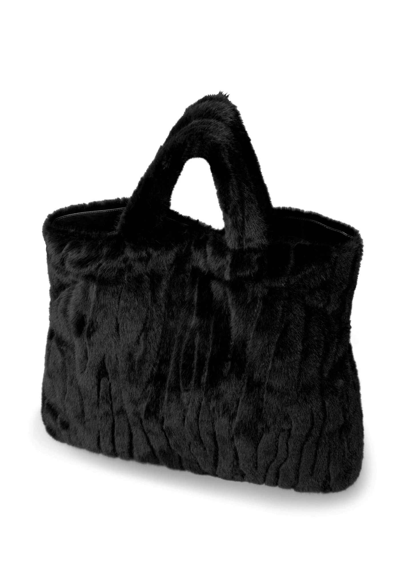 Tasche in Felloptik mit Schulterriemen - Image 5