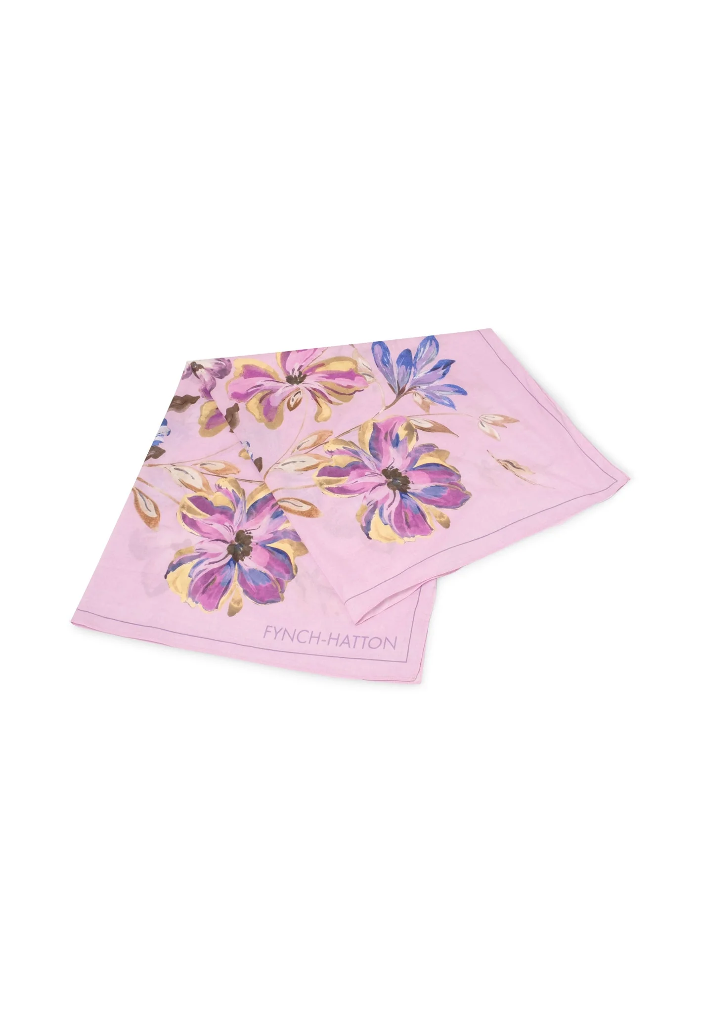 Tuch aus Baumwolle mit floralem Print - Image 3