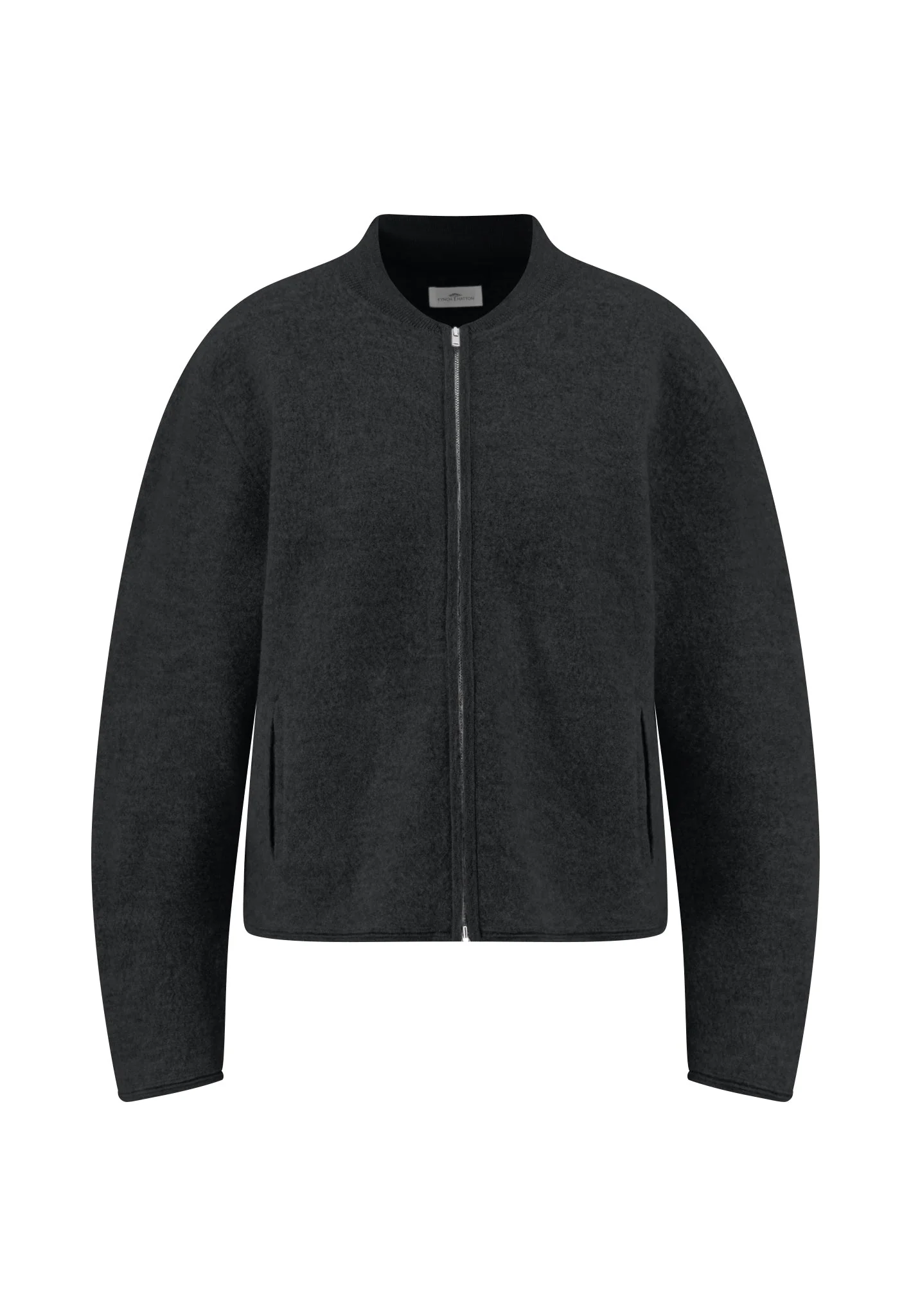 Wolljacke aus reiner Wolle mit Reißverschluss und Stehkragen - Image 5